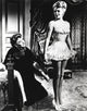 Lana Turner classic portrait in white lingerie photo print