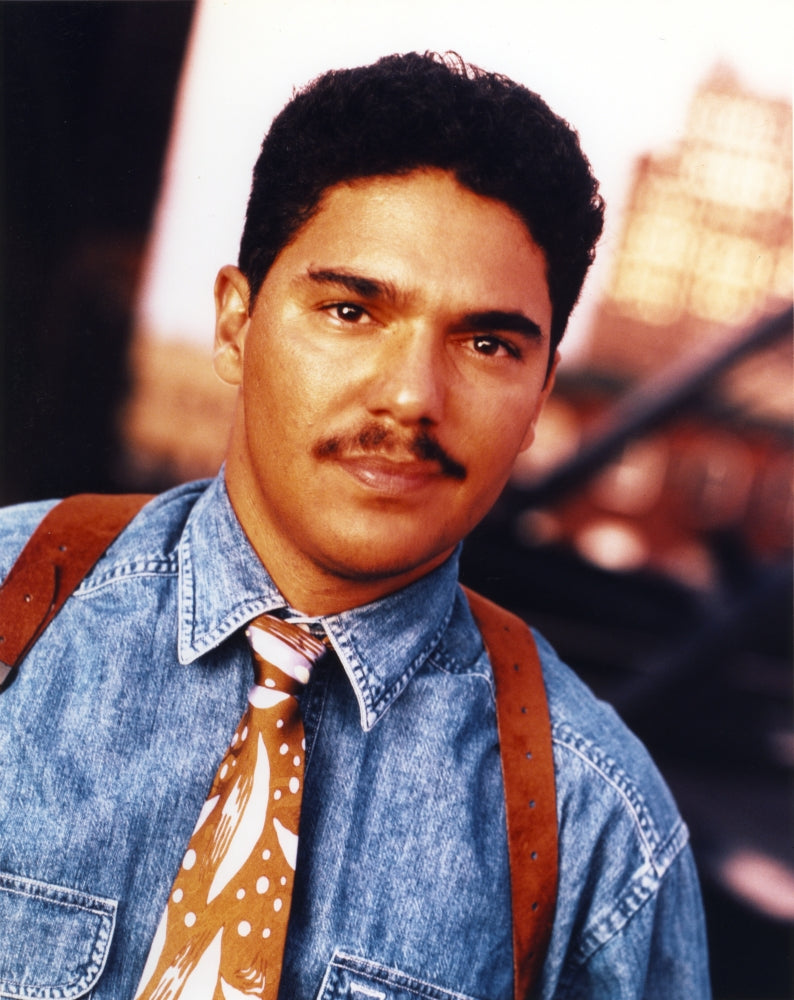 Nick Turturro portrait in blue jacket photo print.