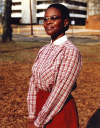Cicely Tyson portrait photo print in red skirt