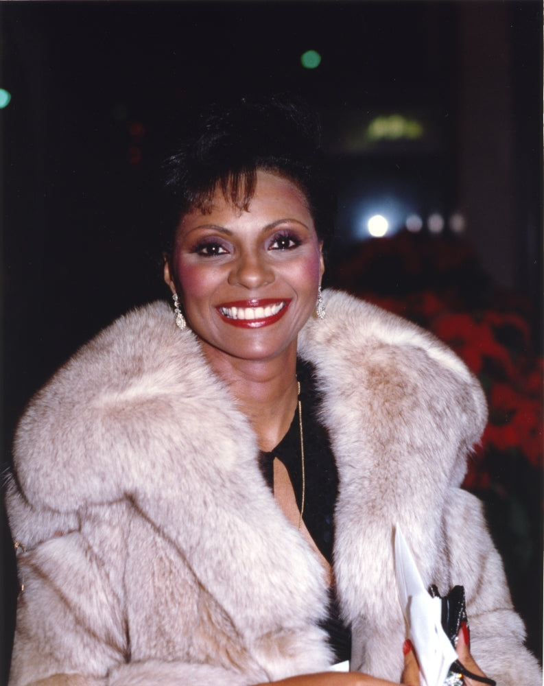 Leslie Uggams Portrait in Fur Coat Photo Print