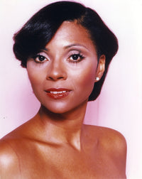 Leslie Uggams Portrait Photo Print with Pink Background