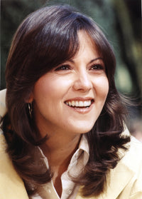 Brenda Vaccaro portrait photo print in brown coat