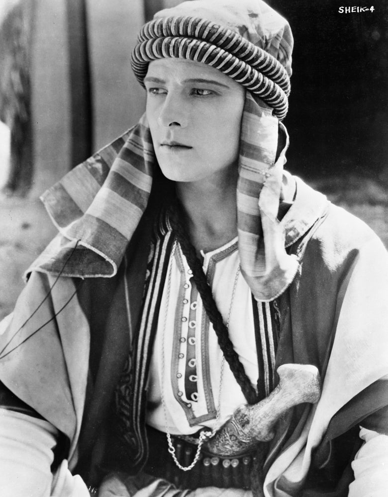 Rudolph Valentino Portrait in Arabic Costume Photo Print
