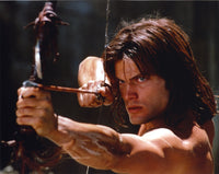 Casper Van Dien Topless Photo Print with Bow and Arrow Pose