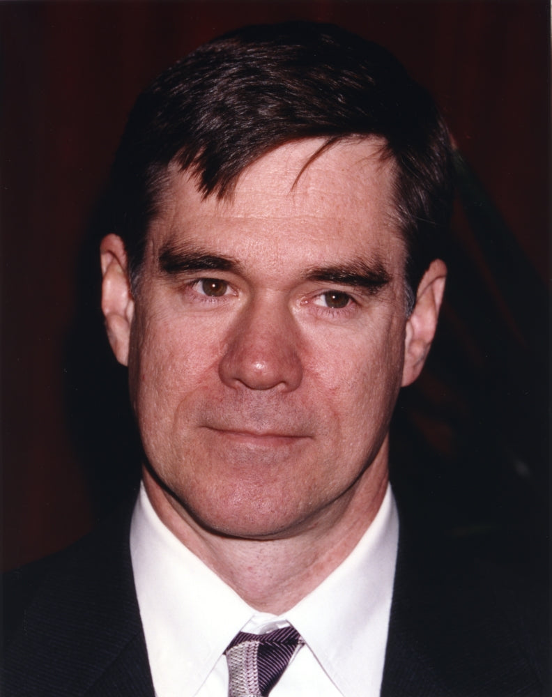 Gus Van Sant portrait photo print in a black suit.