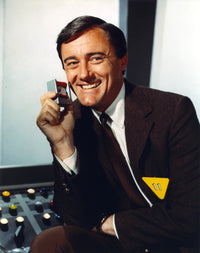 Robert Vaughn Portrait Photo Print in Brown Suit