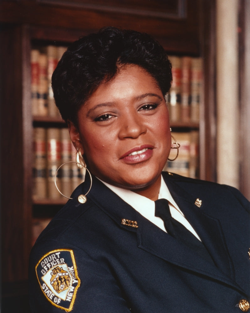 Marsha Warfield Portrait in Court Officer Uniform Photo Print