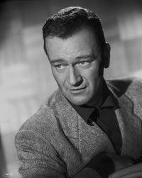 John Wayne wearing a suit photo print - classic Hollywood decor