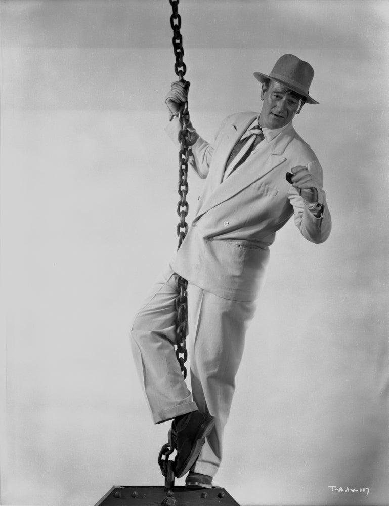 John Wayne Black and White Portrait Photo Print