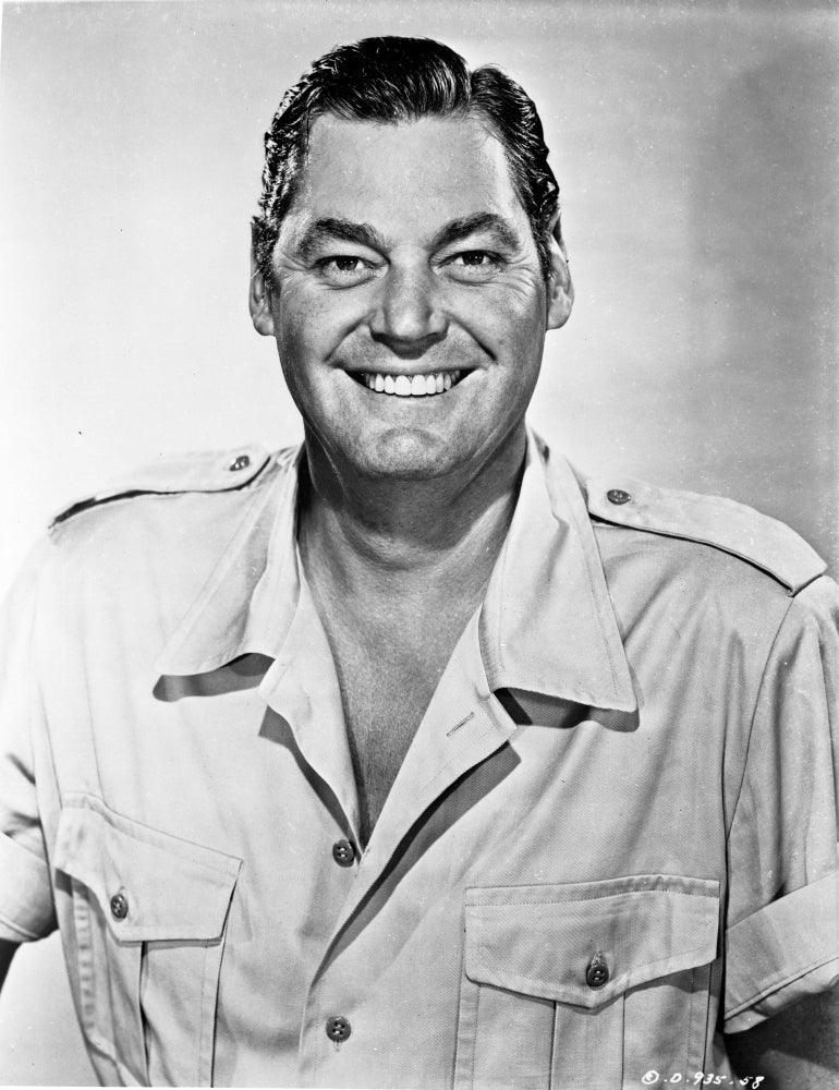 Johnny Weissmuller wearing a Polo in a classic portrait photo print.