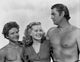 Johnny Weissmuller black and white photo print