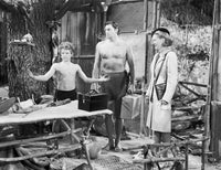 Johnny Weissmuller in a classic movie scene photo print