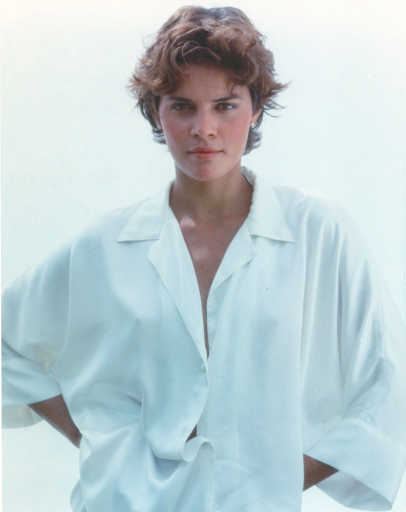 Tahnee Welch White Long Sleeves Photo Print showcasing elegance and charm.