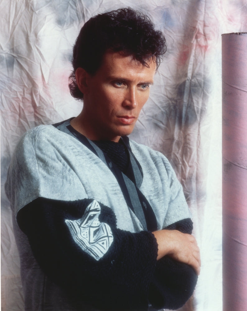Peter Weller publicity still in green and black jacket photo print
