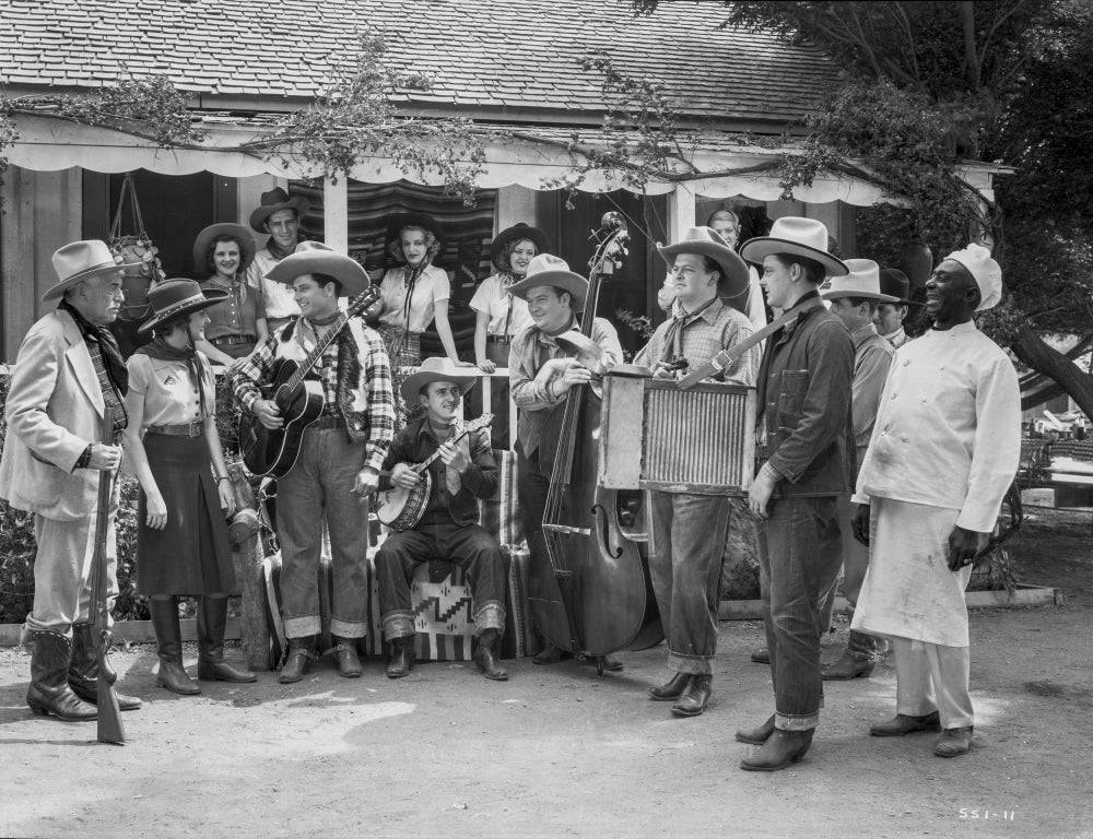 Ray Whitley film still photo print showcasing classic cinema