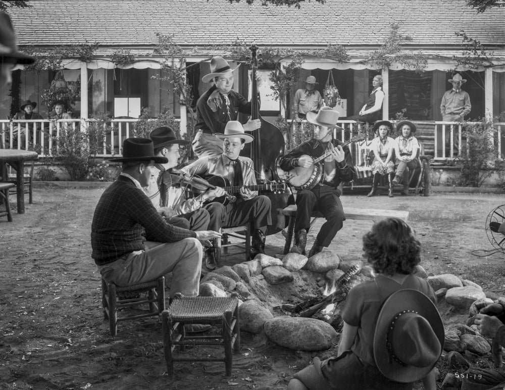 Ray Whitley film still photo print capturing classic cinema art.
