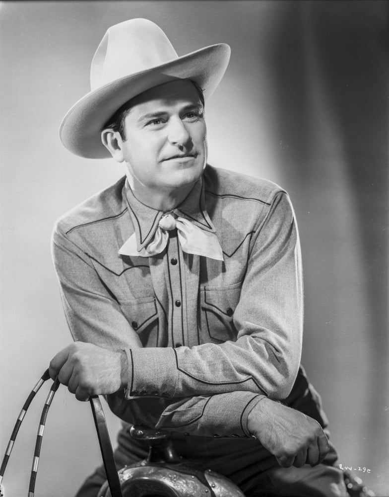 A Portrait Of Ray Whitley photo print showcasing vintage artistry.