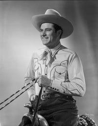 A Portrait Of Ray Whitley Photo Print, capturing the essence of a classic figure.