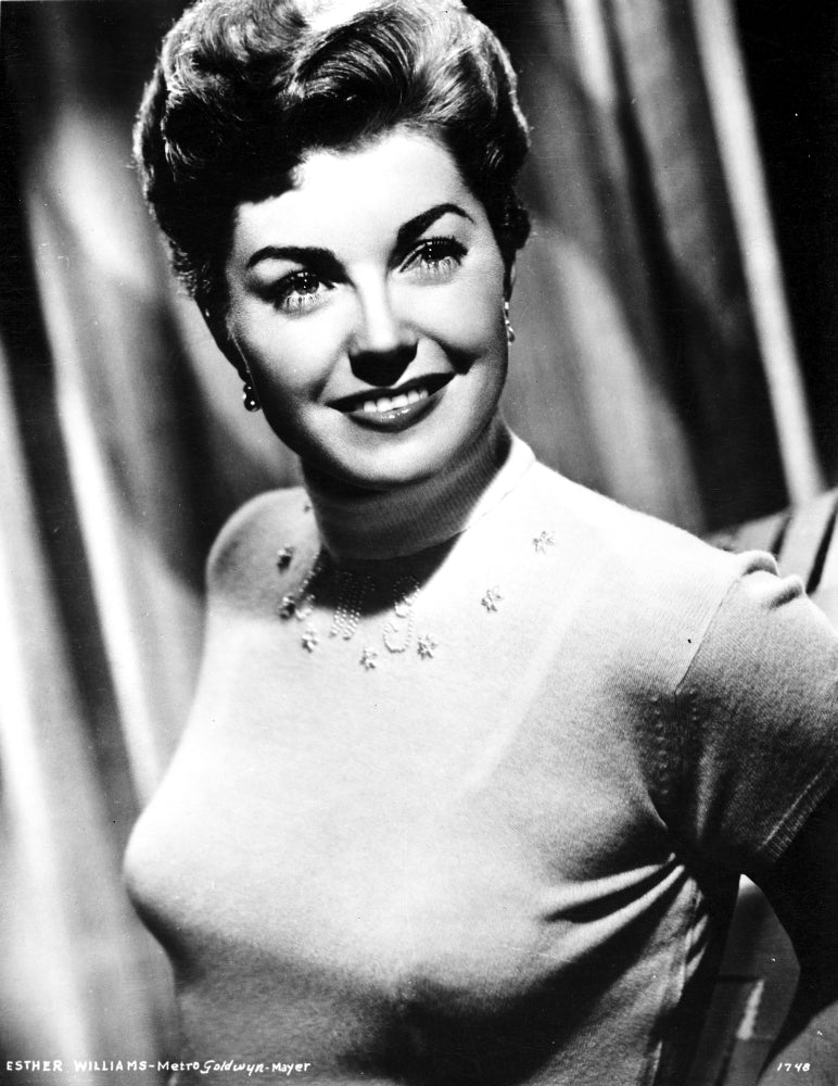 Esther Williams smiling classic photo print