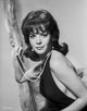 Natalie Wood photo print in a sexy black dress with a pearl necklace