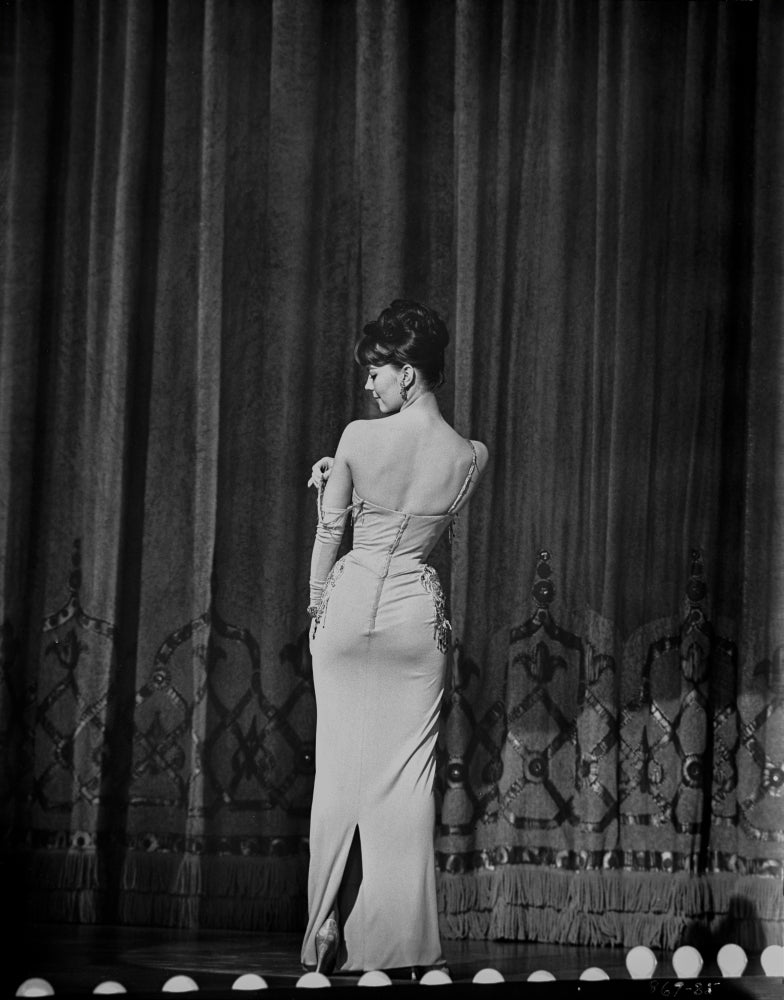Natalie Wood Stripping Facing Backwards Photo Print