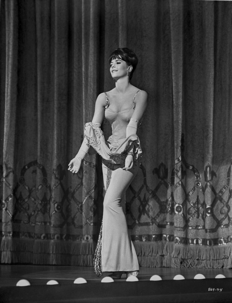 Natalie Wood Undressing Photo Print showcasing classic Hollywood elegance