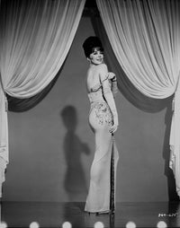 Natalie Wood Side View Photo Print showcasing classic Hollywood glamour.