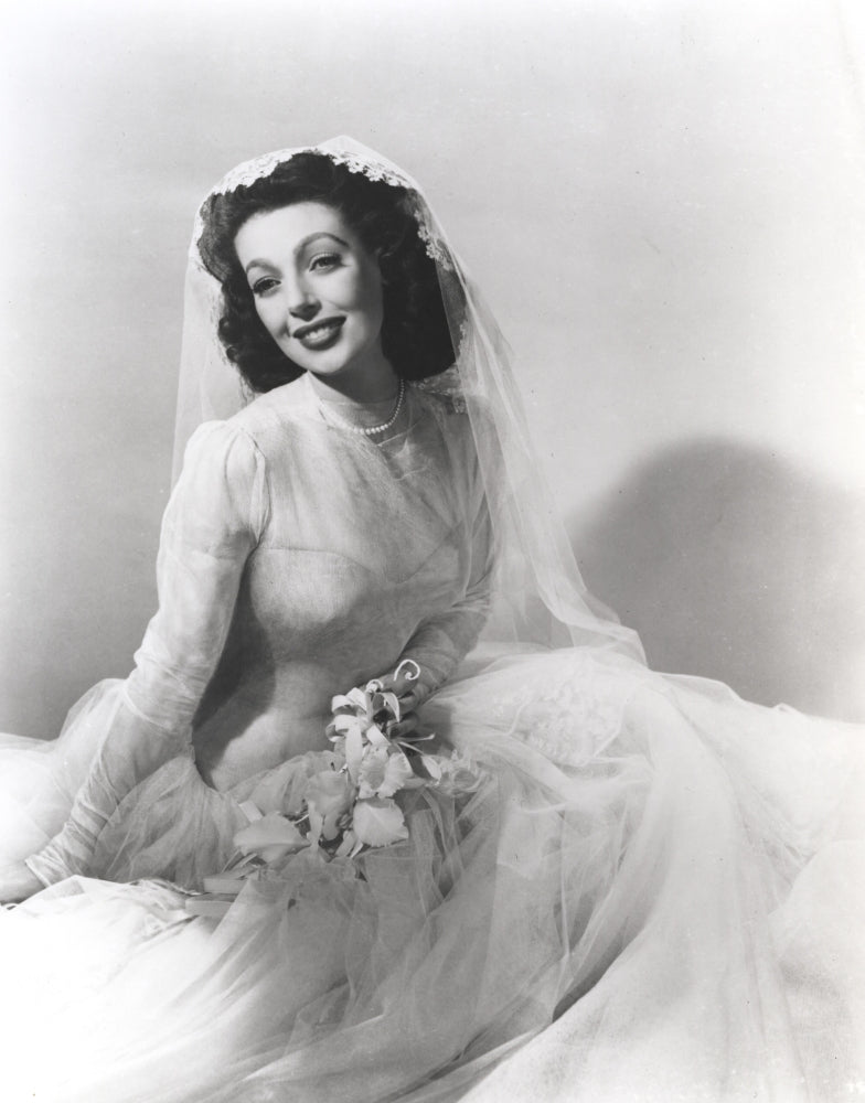 Loretta Young Bridal Photography Photo Print