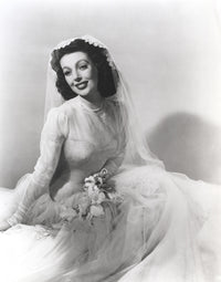 Loretta Young Bridal Photography Photo Print