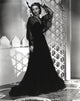 Loretta Young Black Long Dress Photo Print capturing vintage Hollywood elegance