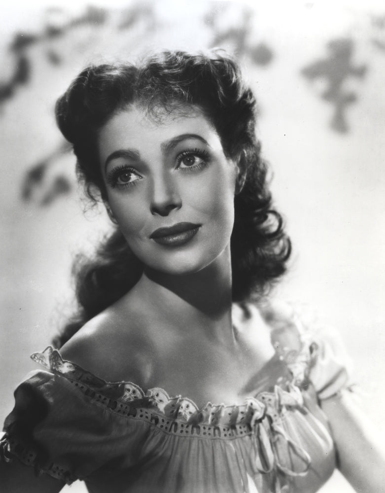 Loretta Young photo print showcasing classic cinematic beauty.
