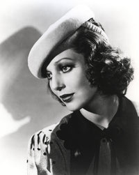 Loretta Young Side Pose Photo Print in classic vintage style.
