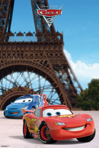 Cars 2 - Eiffel Tower Poster Print (22x34) - Rolled Poster