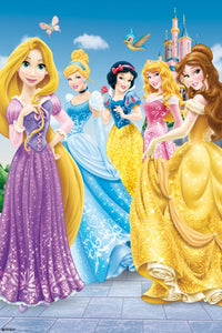 Disney Princesses Rolled Poster Print - 24x36