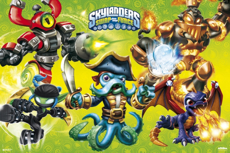 Skylanders Swap Force-Hfe Rolled Poster Print - 34x22