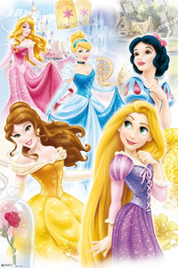 Disney Princess Group Poster Print - 22x34 Rolled Poster