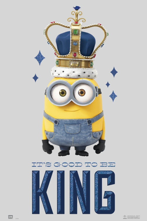 Minions 'It's Good To Be King' Poster Print - 34x22
