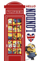 Minions Telephone Booths Rolled Poster Print - 34x22