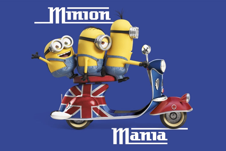 Minions Minion Mania Rolled Poster Print