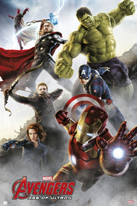Marvel Avengers Age Of Ultron Group Iron Man Poster Print 22x34