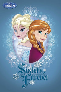 Frozen Sisters Forever Poster Print - 22x34 Rolled Art