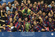 FC Barcelona Champions Equipment Poster Print - 34x22