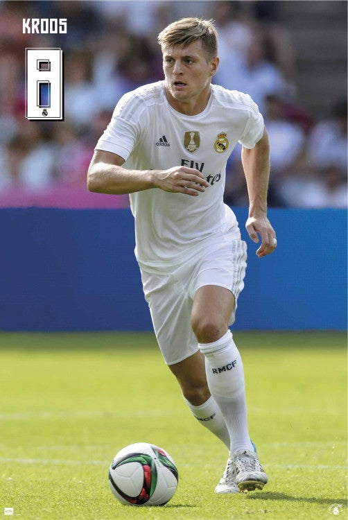 Real Madrid 2015-2016 Kroos Action Poster Print - 22x34