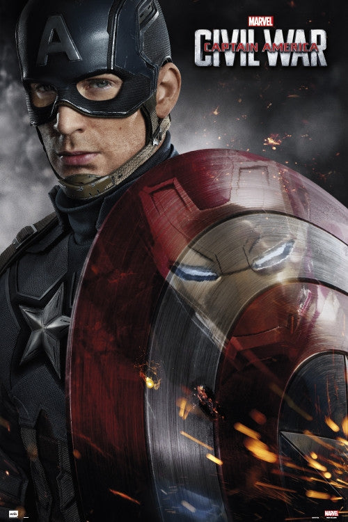 Captain America Civil War Onesheet Poster Print - 22x34