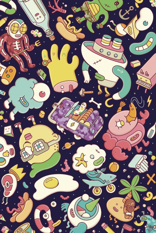 Brosmind Spacewalk Poster Print - 22x34 Rolled Art