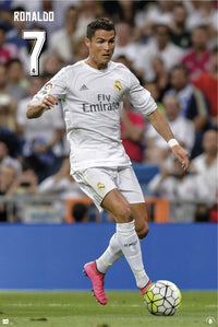 Real Madrid 2015-2016 Cristiano Ronaldo Action Poster Print