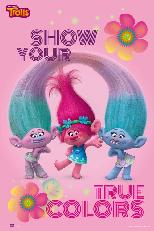 Trolls Show Your True Colors Rolled Poster Print