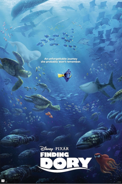 Finding Dory Rolled Poster Print - 22x34