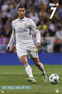 Real Madrid 2016-2017 Ronaldo Action Poster Print - 22x34