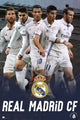 Real Madrid 2016-2017 Group Action Rolled Poster Print